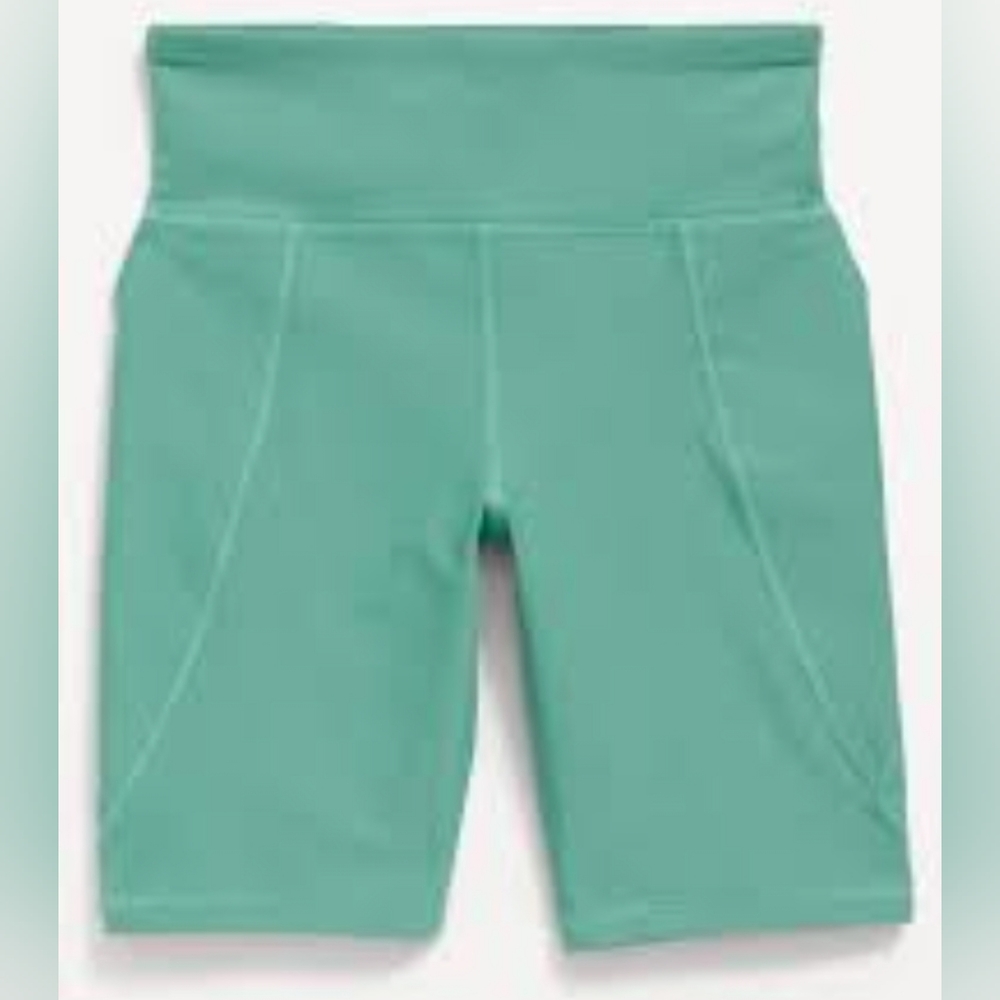 Old Navy Powersoft Side-Pocket High Waisted Bike Shorts